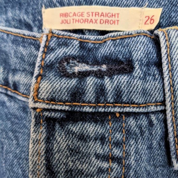 Levi's Ribcage Straight Ankle Women's Jeans - Picture 2 of 5